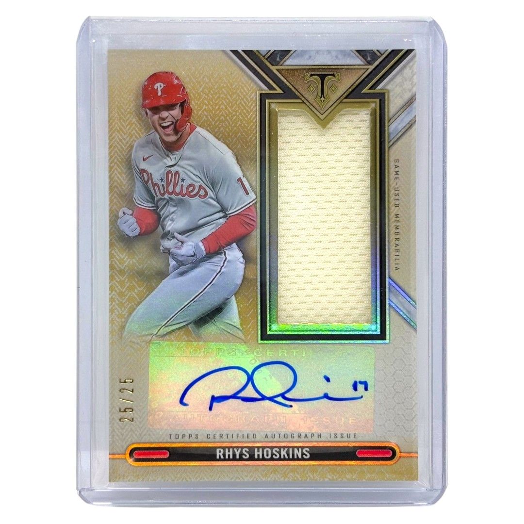 TOPPS MLBカード TRIPLE THREADS RHYS HOSKINS PHILADELPHIA PHILLIES /25 #ASJR-RH 送料無料 中古 IT1