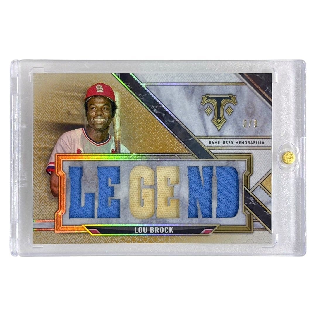 TOPPS MLBカード TRIPLE THREADS LOU BROCK ST. LOUIS CARDINALS /9