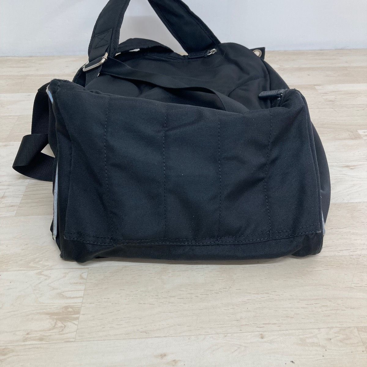 美品 marimekko/マリメッコ リュックサック/バックパック ブラック