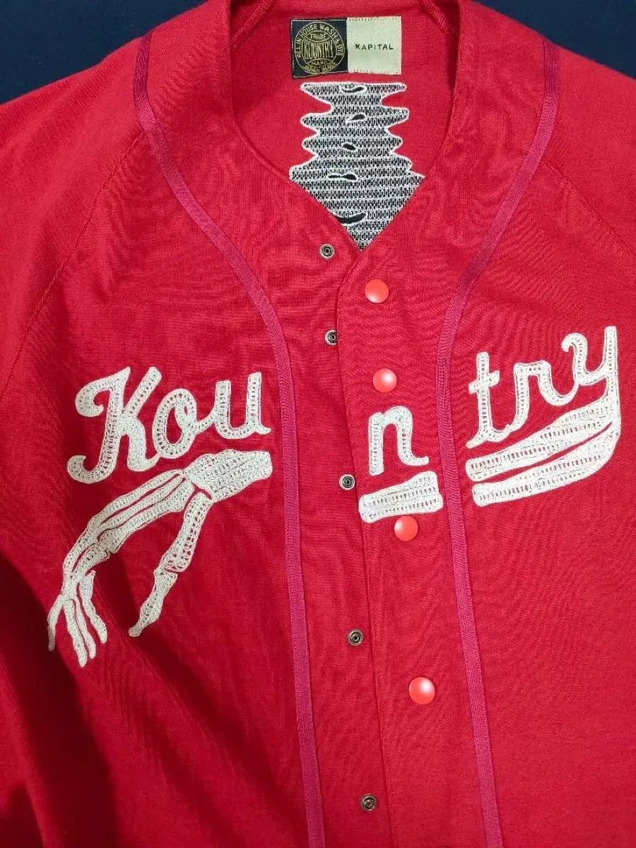 KAPITAL キャピタル 野球 ジャージ レッド