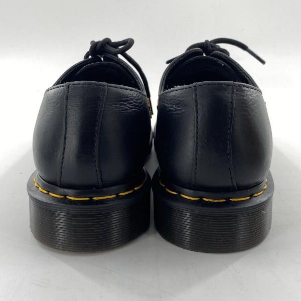 中古】Dr.Martens 3 ホールシューズ UK9 1461 FLAME ブラック レッド