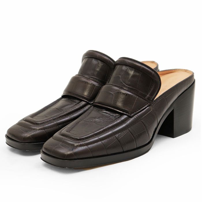 極美品 ボッテガヴェネタ フラッシュ バックル ミュール ハイヒール ブラック SALE【新品同様】BOTTEGA VENETA ボッテガヴェネタ ミュール