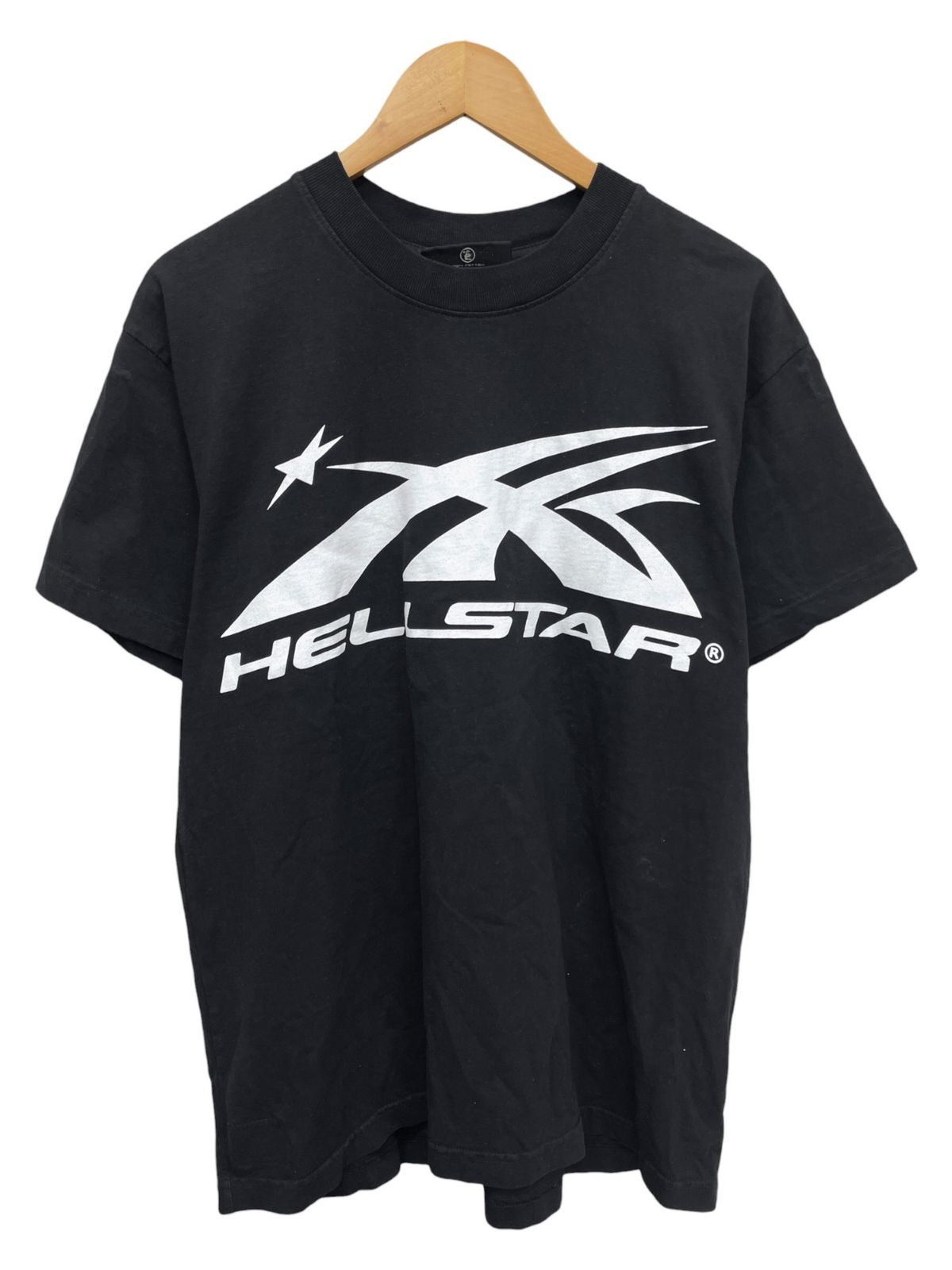 HELLSTAR (ヘルスター) Sports Gel ロゴ Tシャツ 半袖 XS ブラック メンズ/028