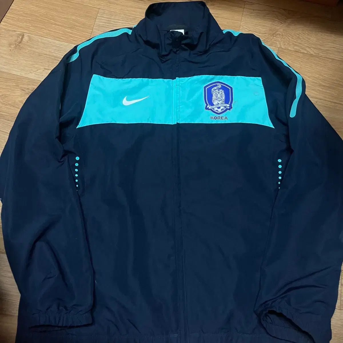 10-12 NIKE サッカー韓国国家代表選手用韓国国家代表 ウーブン ジャケット XL (105)