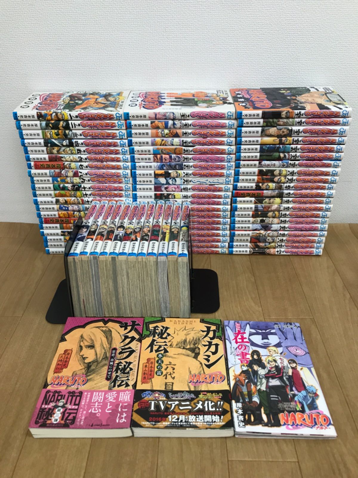 ☆【未開封あり】NARUTO ナルト 1~72巻 コミック全巻セット＋関連本3冊