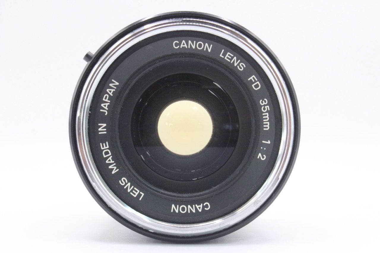 ☆希少品☆ キヤノン CANON FD 35mm F2 Oマーク 凹レンズ #6182@b