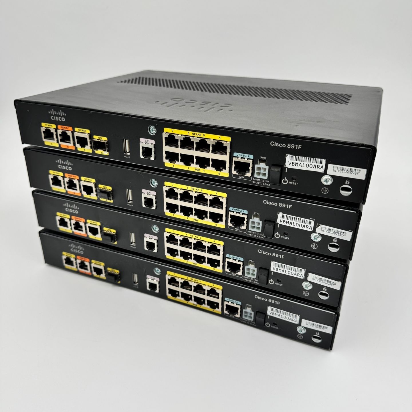 初期化済】Cisco C891FJ-K9 ルーター 4台セット - メルカリ