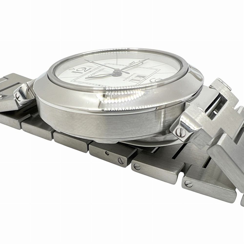 Cartier カルティエ パシャC ビッグデイト W31055M7 SS ホワイト