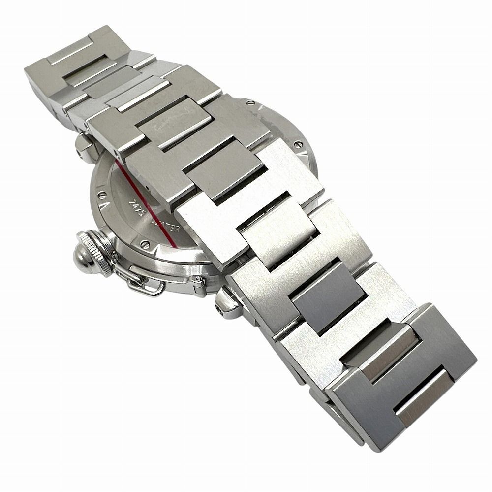Cartier カルティエ パシャC ビッグデイト W31055M7 SS ホワイト