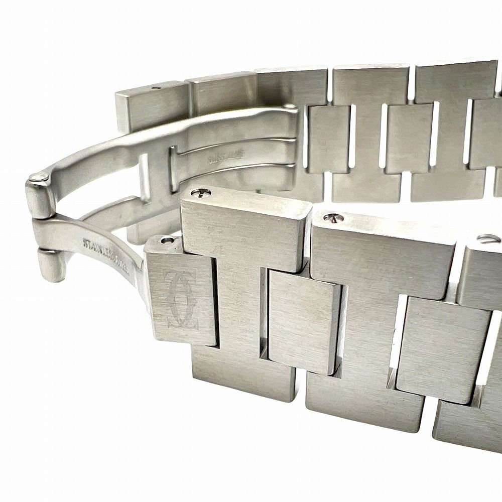 Cartier カルティエ パシャC ビッグデイト W31055M7 SS ホワイト