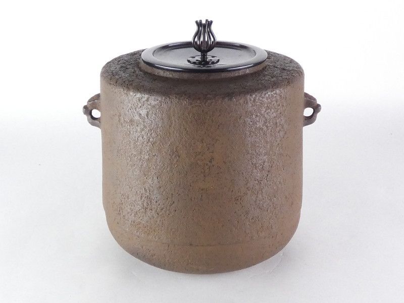 茶釜 和田美之助 造「筒釜」共箱 保証品 茶道具 /R450(tk3) - メルカリ