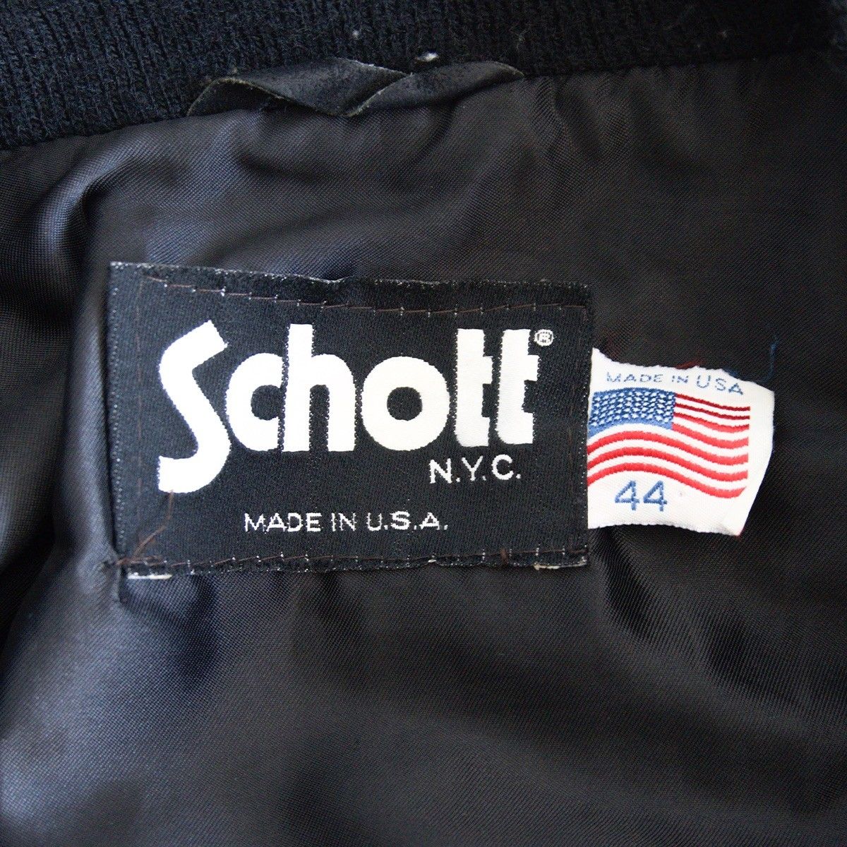 ビッグサイズ】SCHOTT【スウェード レザー ブルゾン】44 USA製