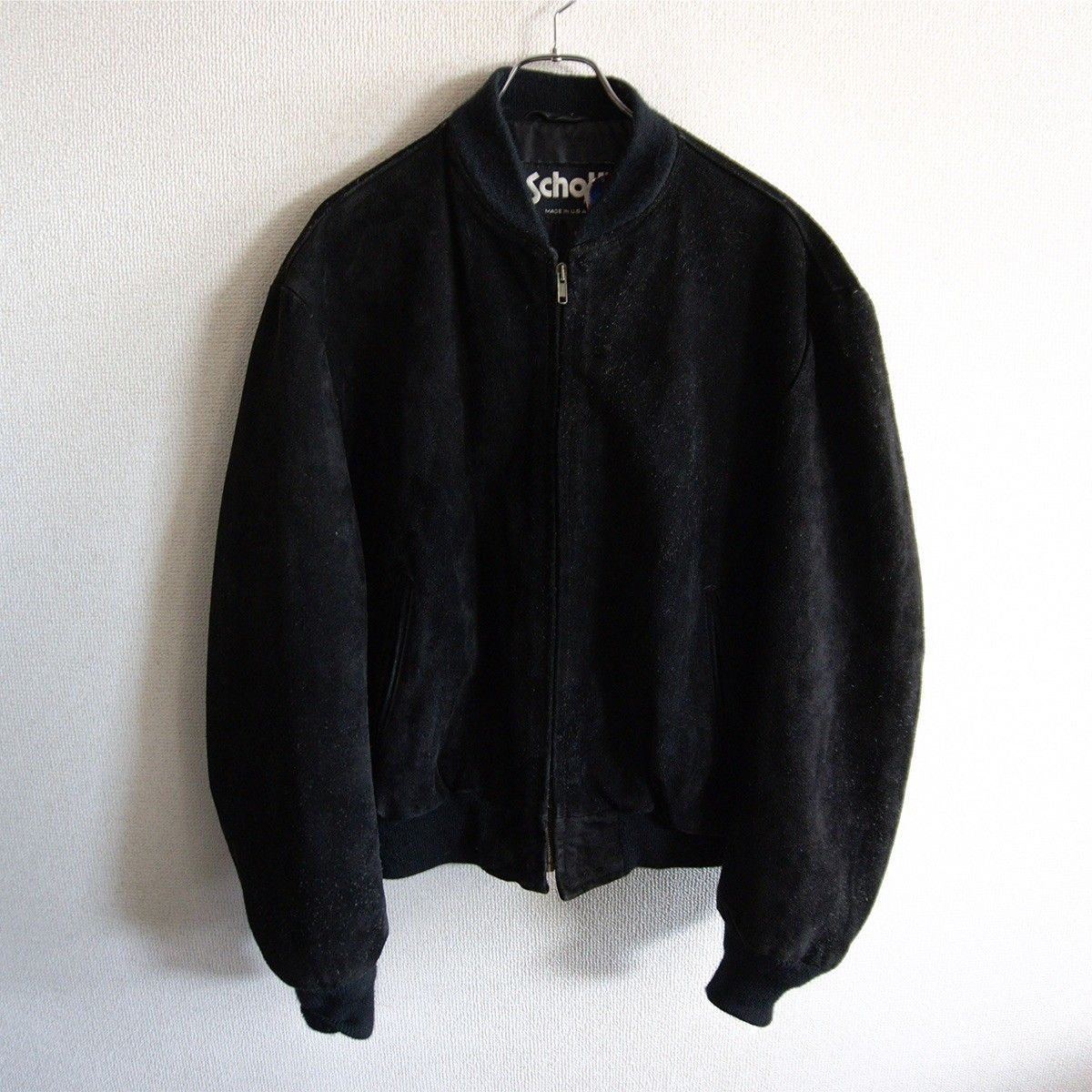 ビッグサイズ】SCHOTT【スウェード レザー ブルゾン】44 USA製