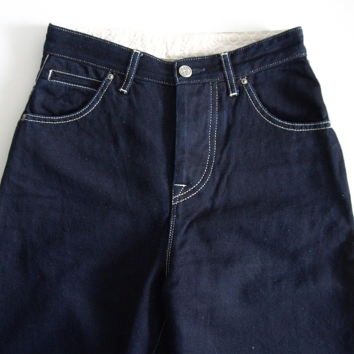 美品】mina perhonen【always ロールアップデニムパンツ】34 ミナ