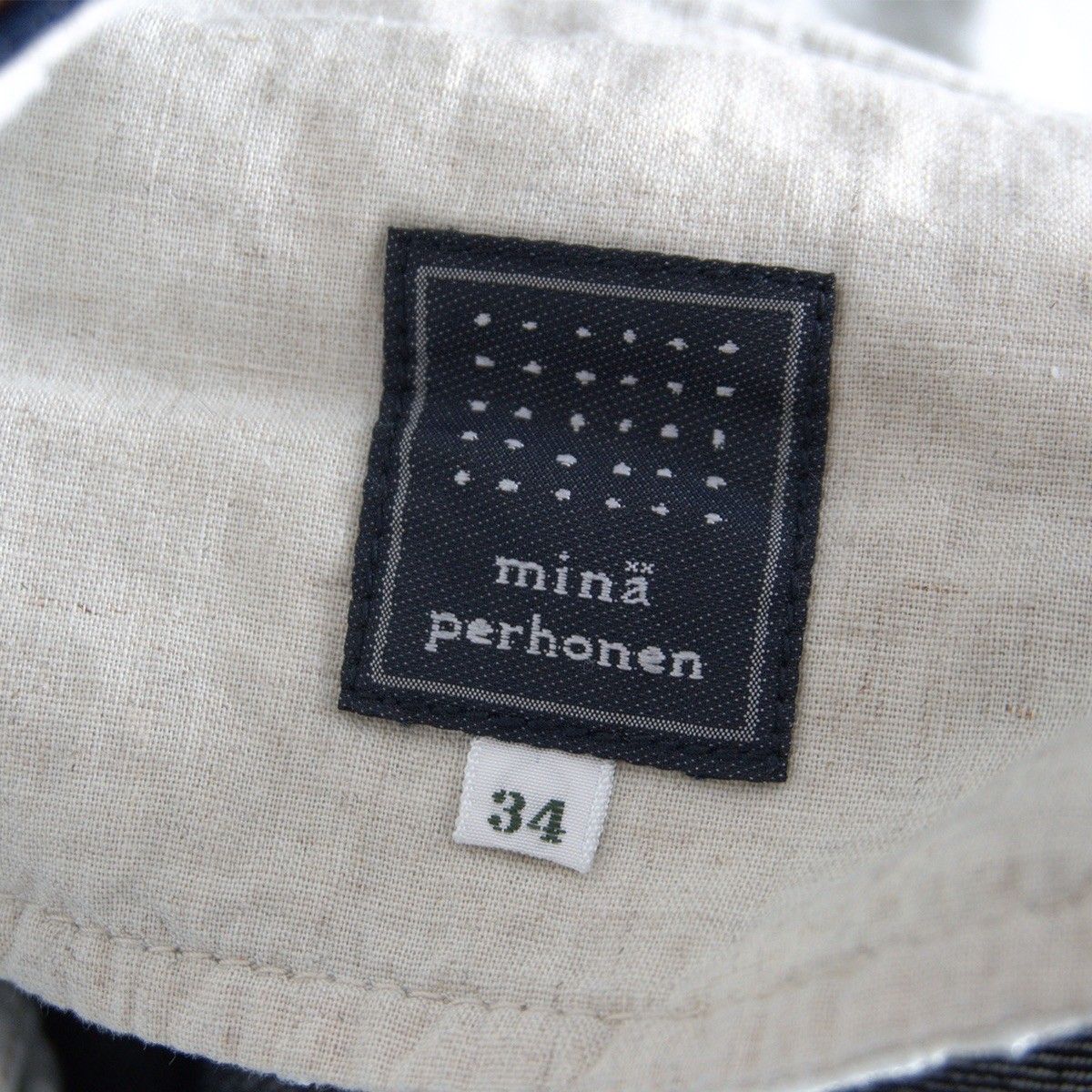 美品】mina perhonen【always ロールアップデニムパンツ】34 ミナ