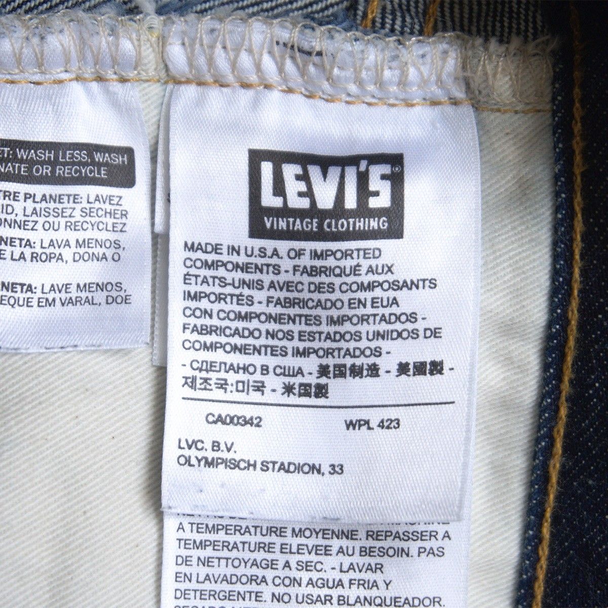 美品濃紺/アメリカ製】 LEVI'S VINTAGE CLOTHING【501ZXX ビッグE