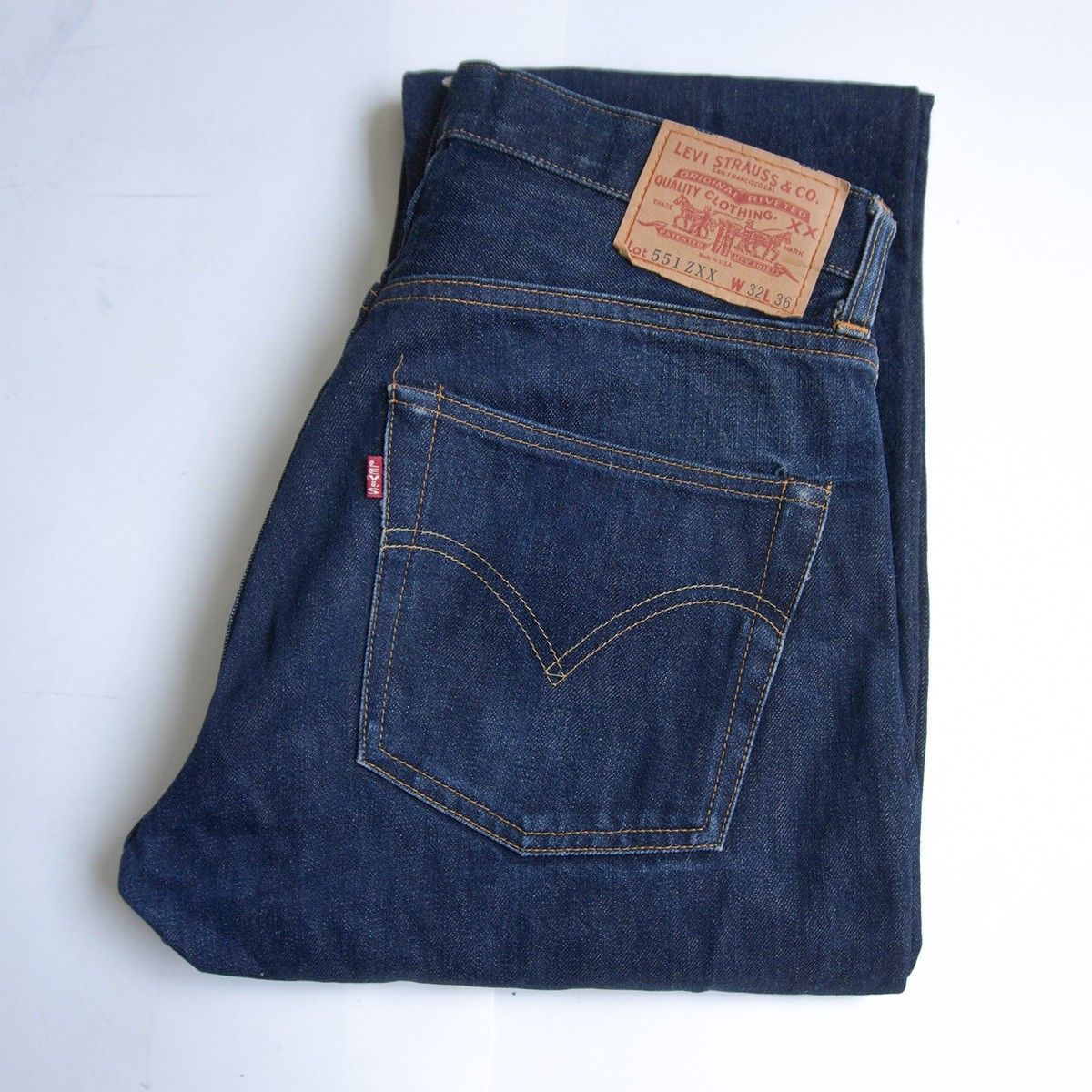 バレンシア製】 LEVI'S 【551ZXX ビッグE デニムパンツ 】32×36