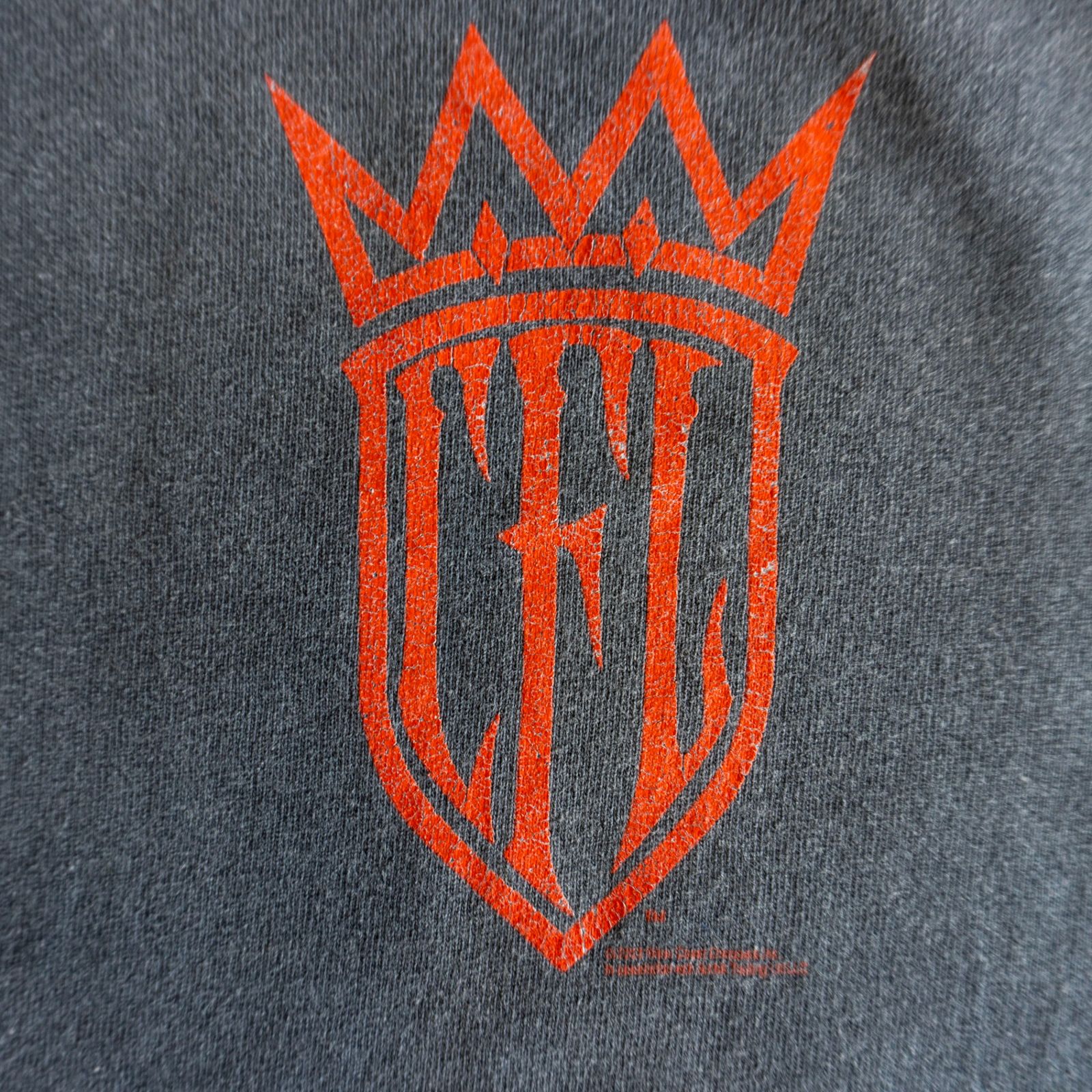 希少】West Coast Choppers【アイアンクロス フレイム スカル】Tシャツ