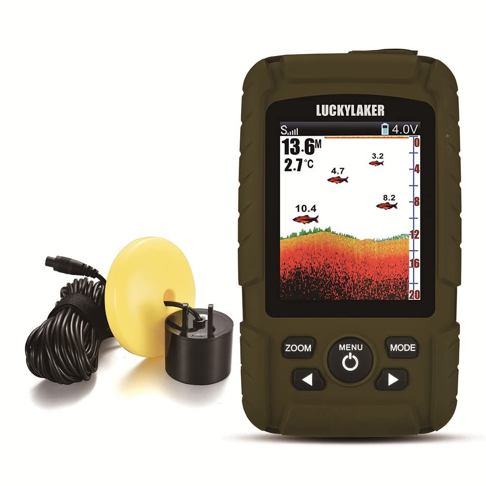 LUCKYLAKER ポータブル ボート 魚群探知機 海 防水 魚探 船 カヤック sup バス釣り ワカサギ釣り 小型 釣り★m 3d2ec0c8