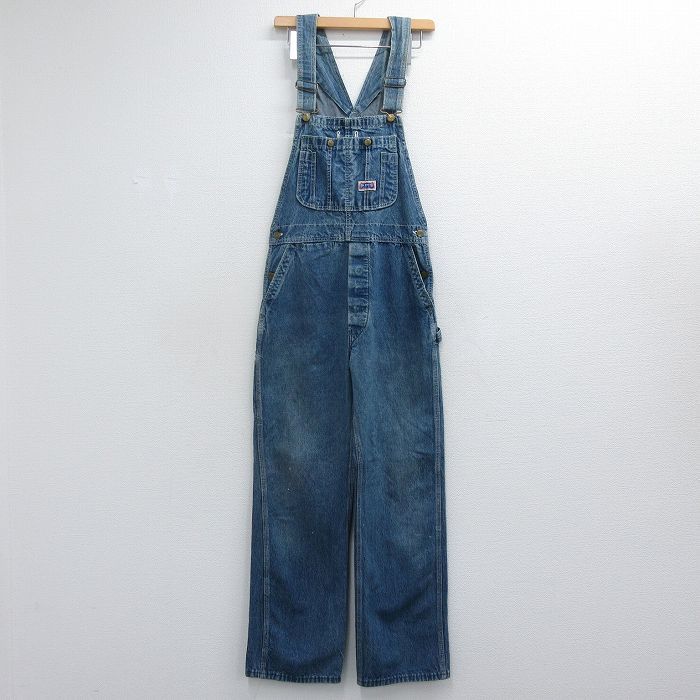 W30/古着 ビッグスミス オーバーオール メンズ 90年代 90s USA製