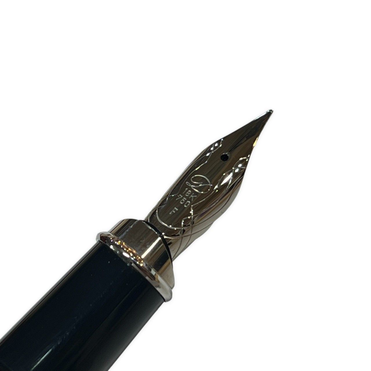 S.T,DUPONT エス・ティー・デュポン 万年筆 オリンピオ 18K 750 ペン先