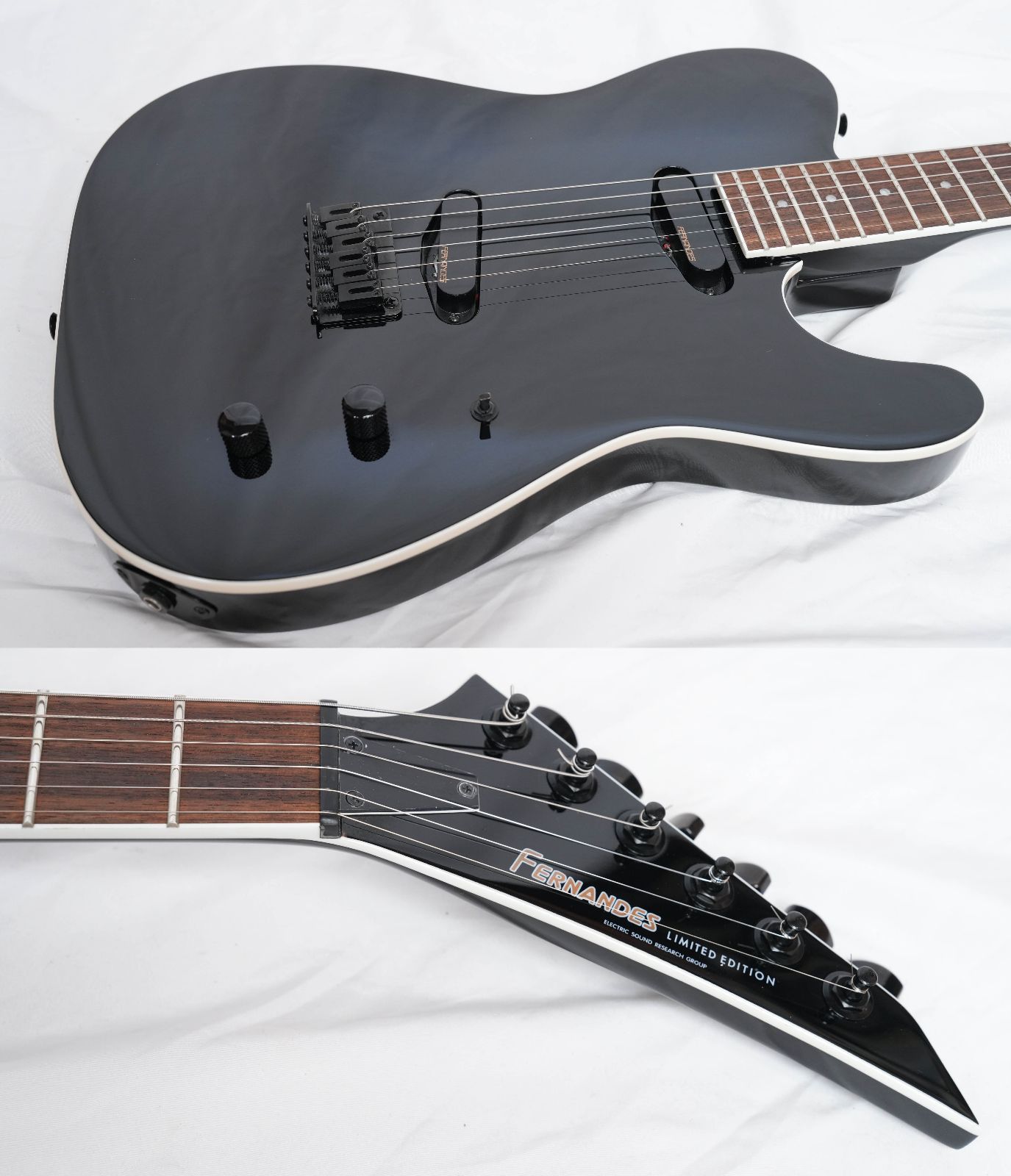 ☆FERNANDES TEJ-STANDARD 2S BLACK テレキャスター 復刻モデル2023年