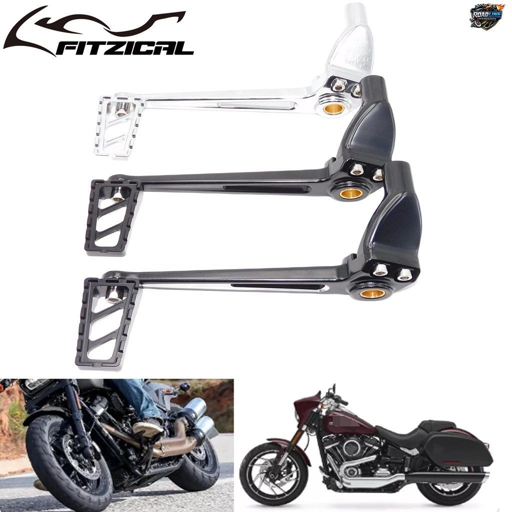 ハーレーダビッドソン ソフテイル スタンダード ローライダー ストリートボブ 2018-2023用 アルミ製ミッドコントロールブレーキレバーペダ