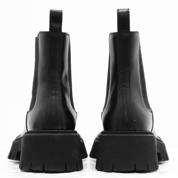 美品】BALENCIAGA バレンシアガ ブーツ TRACTOR トラクター レザー