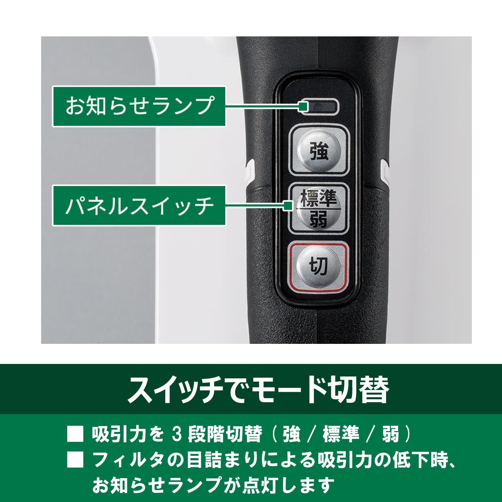 HiKOKI(ハイコーキ) 36V 2段サイクロン式 コードレス掃除機 R36DB(SC) ペールホワイト バッテリー・充電器別売り ハンディ スティック クリーナー 紙パック不要 軽量ハイパワー 強力吸引 R36DB(SC)(NN) 0｜詳細画像