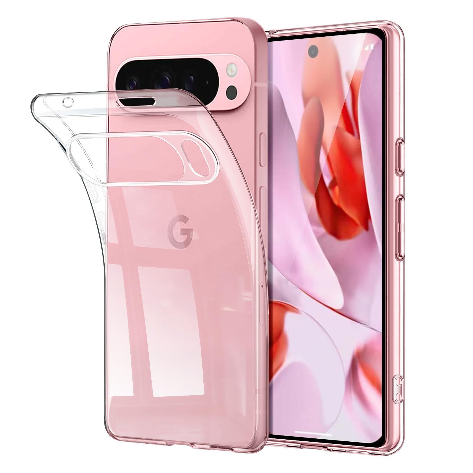 Google Pixel 9 pro XL ケース クリア TPU 薄型 ピクセル9pro xl
