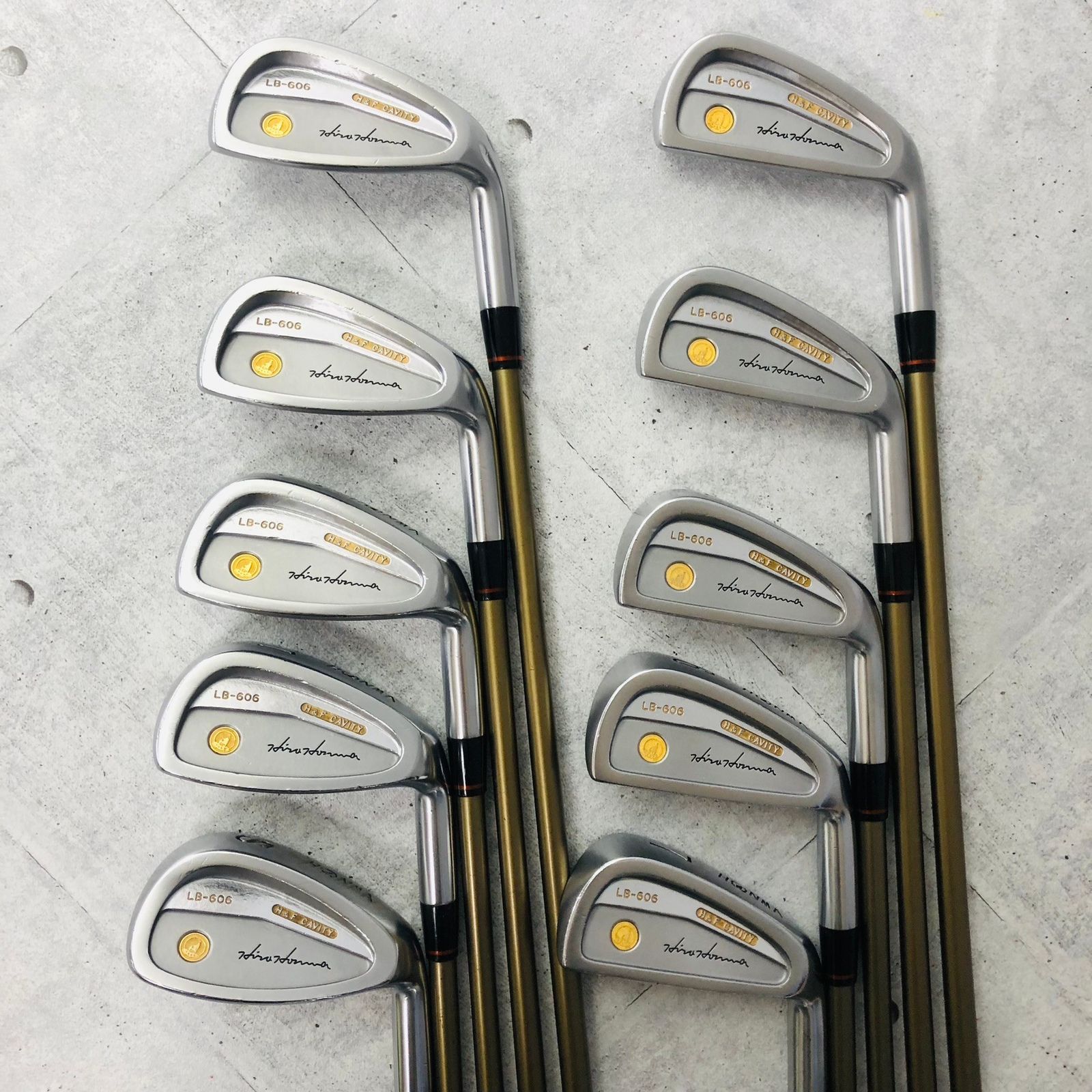 保証付】HONMA ホンマ LB-606 H&F CAVITY ハーフ＆フル キャビティ 星4