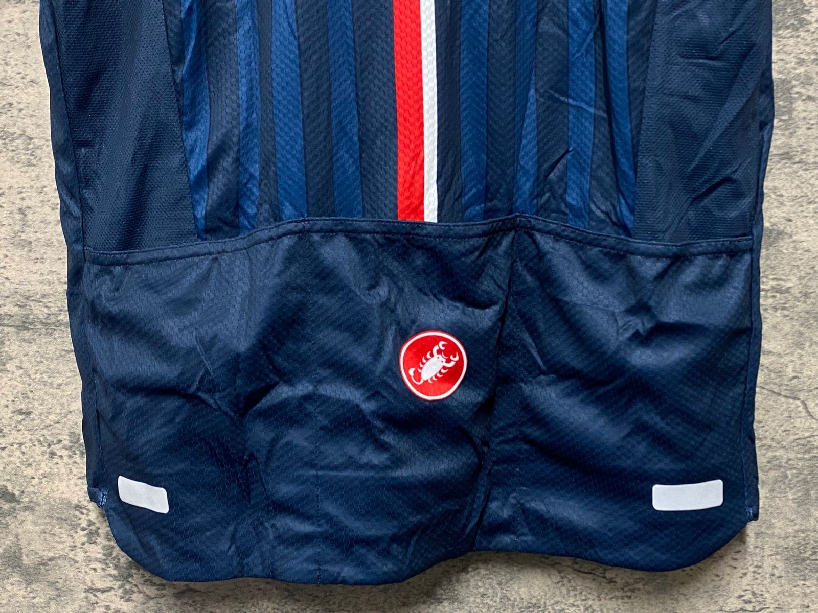 KK053 カステリ CASTELLI 半袖 サイクルジャージ 2XL 青 - メルカリ