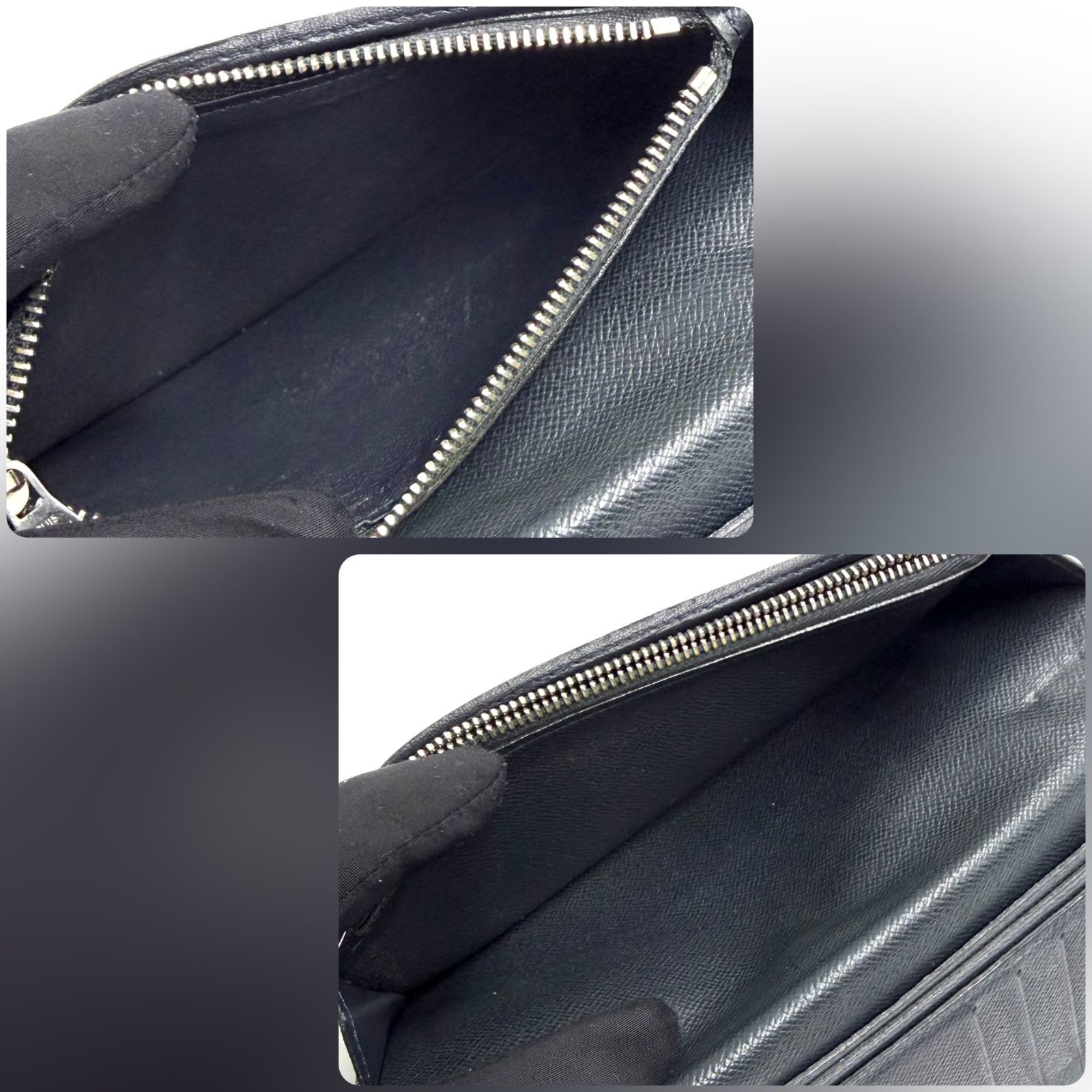T*a様 美品 ルイヴィトン ポルトフォイユ ブラザ タイガ ネイビー 二つ折り ルイヴィトン LOUIS VUITTON タイガ ポルトフォイユ ブラザ ネイビー