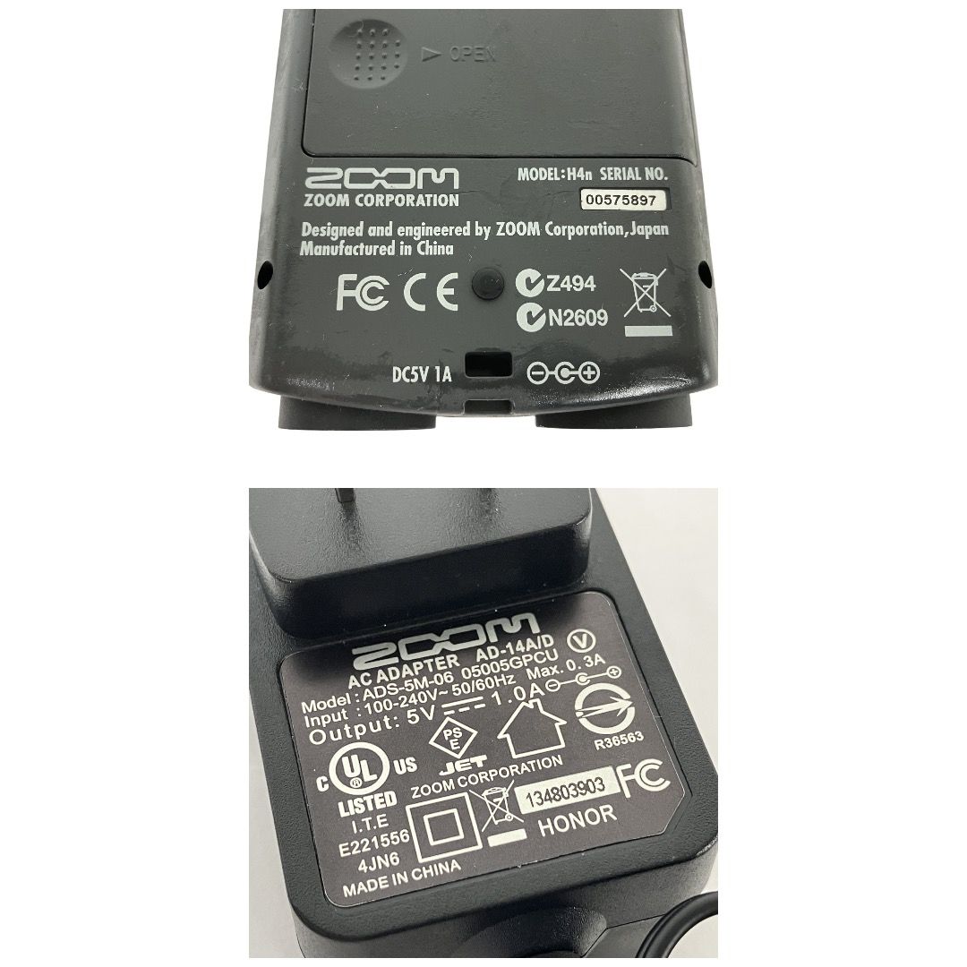 ZOOM H4n ハンディレコーダー ICレコーダー ズーム 音響機材 中古 訳