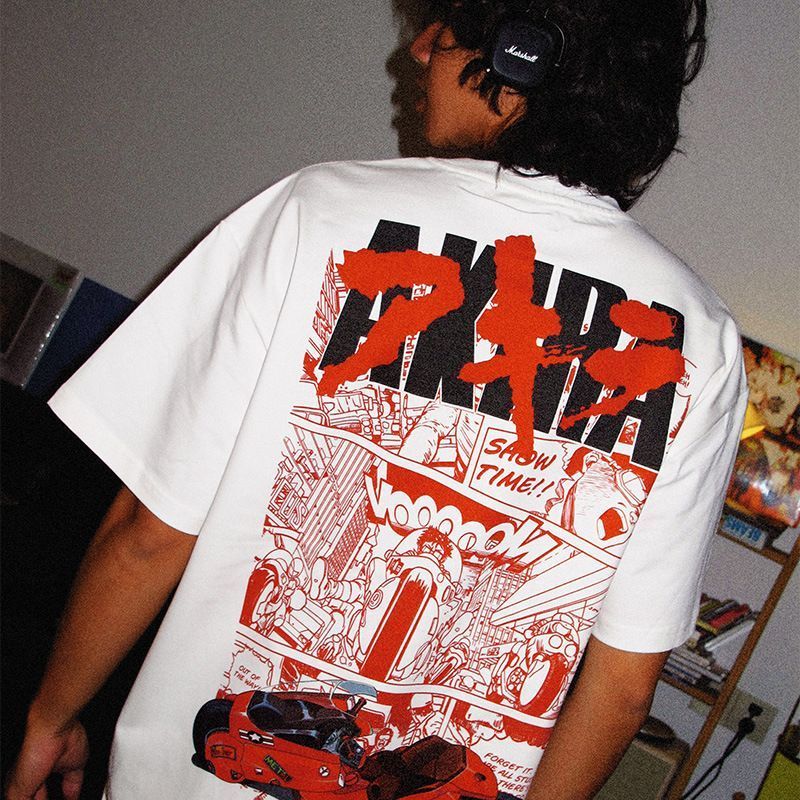 プリントTシャツ】AKIRA アキラ 1988年 アメカジ風 メンズ半袖Tシャツ
