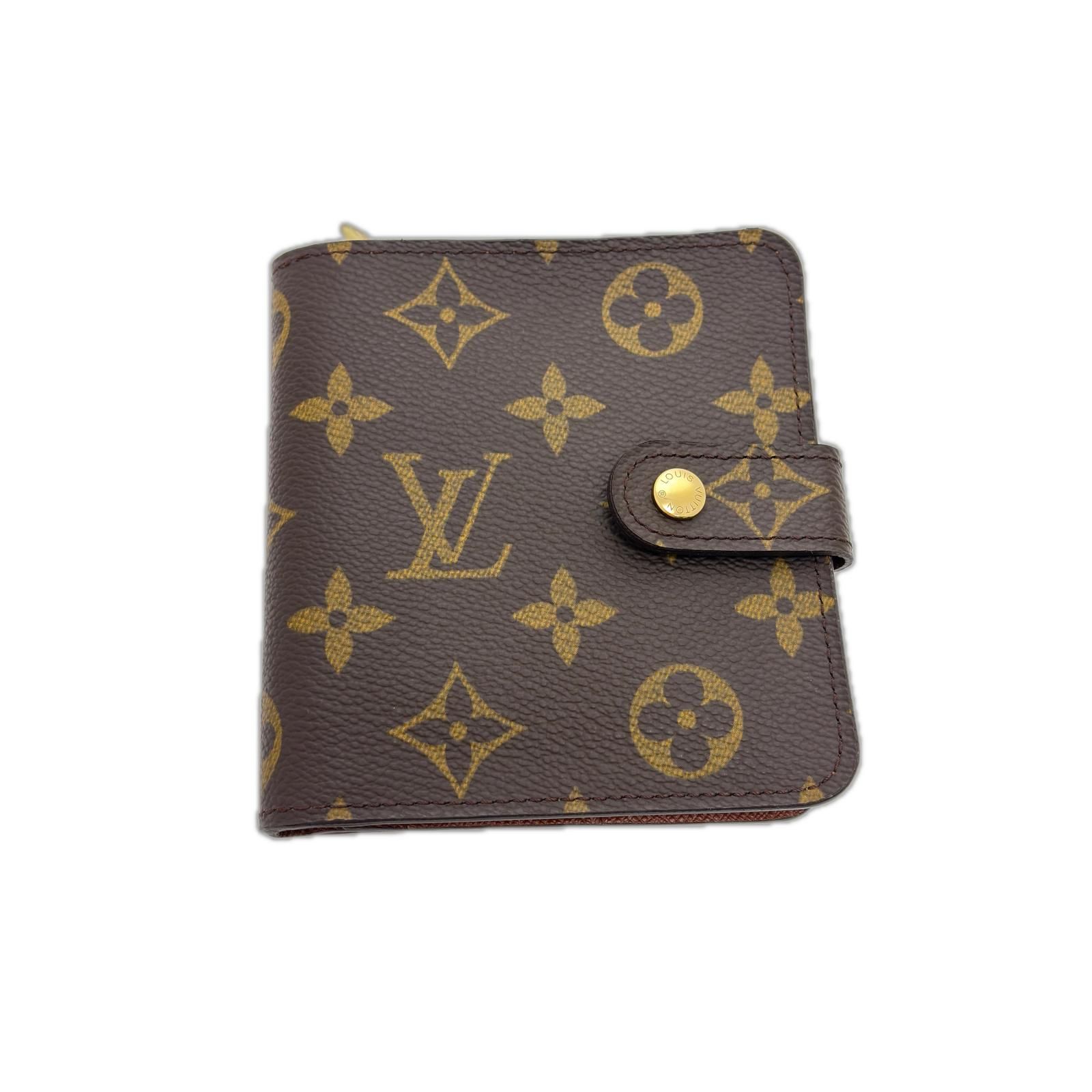 ナ*コ様 【超メルカリ市】 LOUIS VUITTONモノグラムL字ファスナー二 LOUIS VUITTON ルイ・ヴィトン コンパクト・ジップ モノグラム M61667