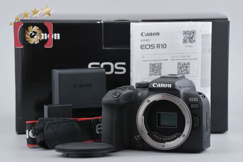【中古】Canon キヤノン EOS R10 ミラーレス一眼カメラ 元箱付き