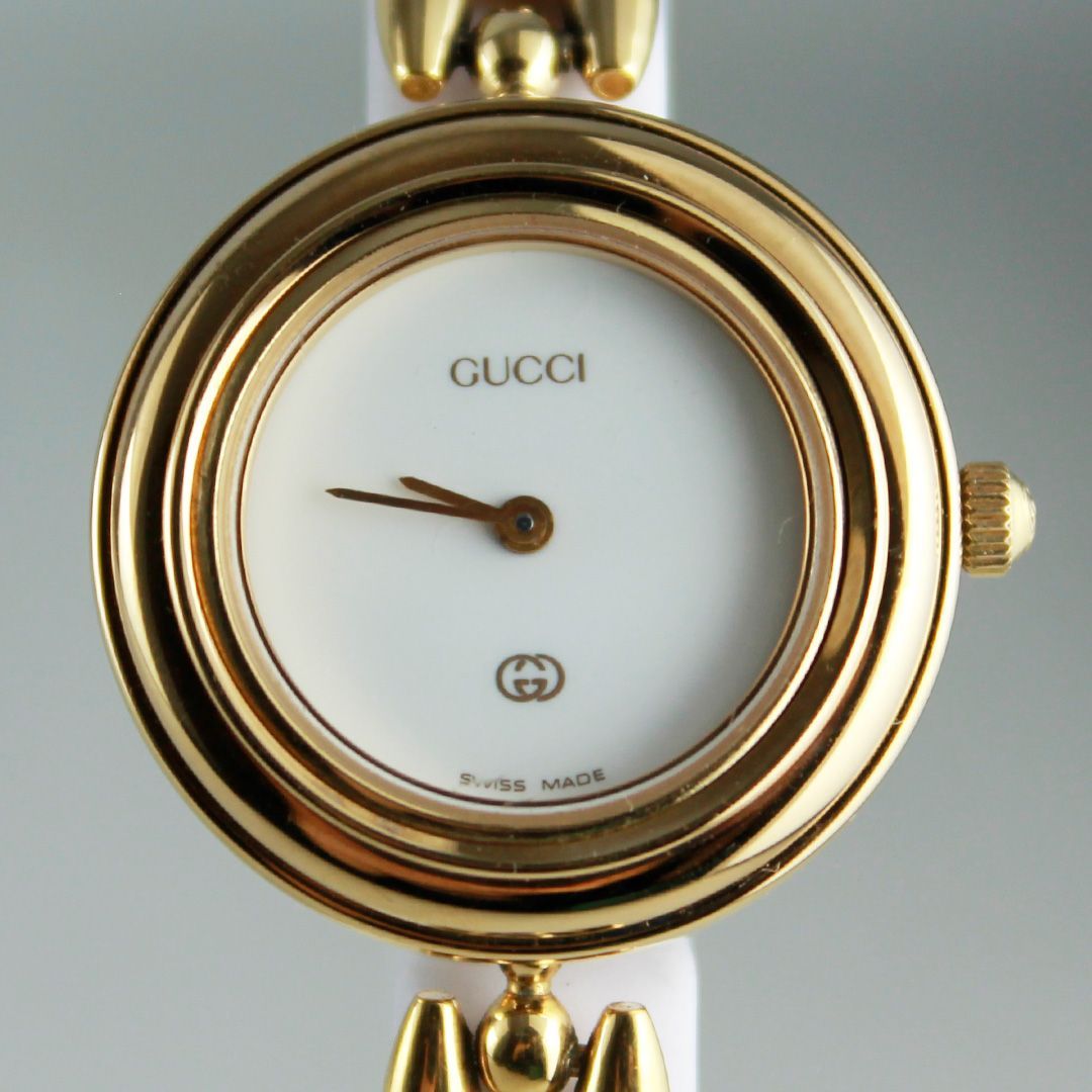 TTS-179 GUCCI グッチ 11/12 チェンジベゼル ゴールド クオーツ