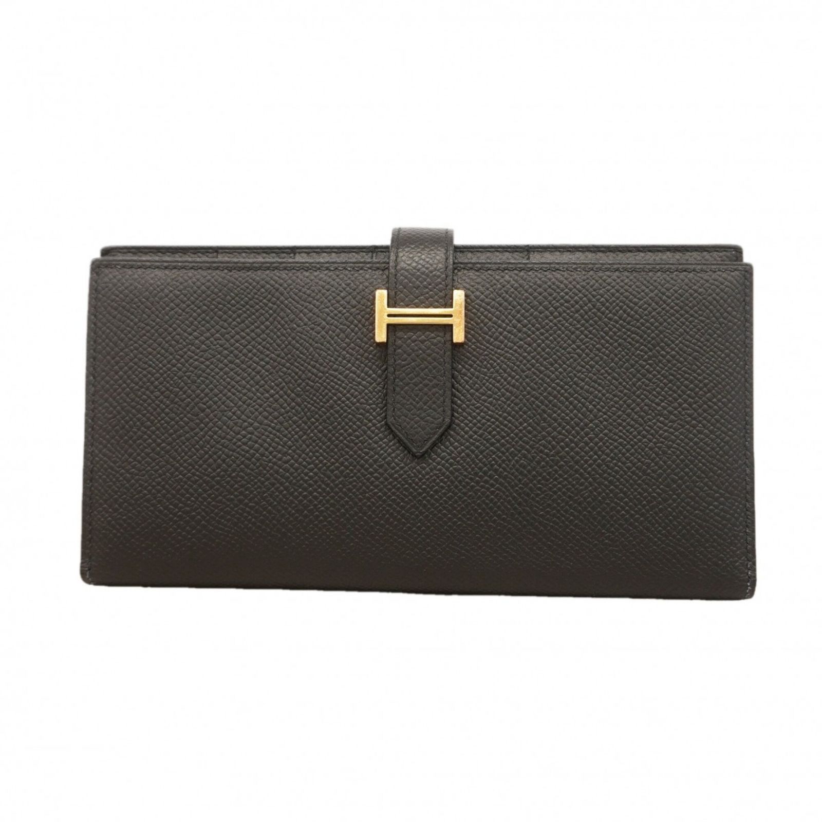 HERMES エルメス 長財布 ヴォーエプソン ベアンスフレ ブラック □M刻印 エルメス(Hermes) エルメス 長財布 ベアンスフレ ヴォーエプソン