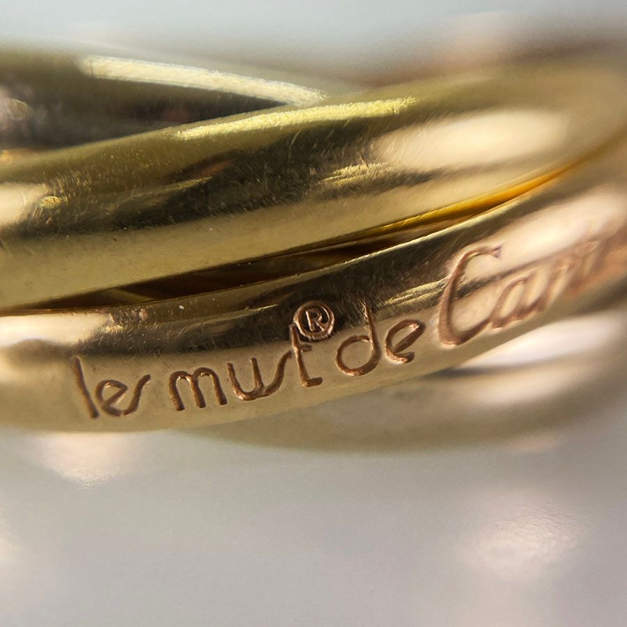 カルティエ Cartier トリニティ K18YG 13号(53) リング sss【中古
