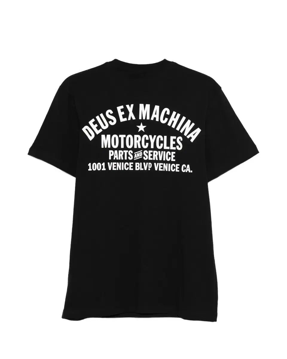 DEUS EX MACHINA デウスエクスマキナ Venice Address Tee ブラック D261MTS124 M