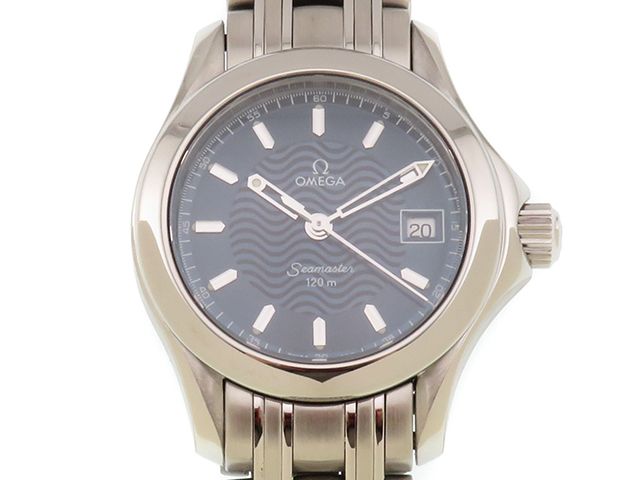 OMEGA オメガ シーマスター120m 2581.81 時計 ステンレス ブルー クォーツ 2148104005885【中古】207