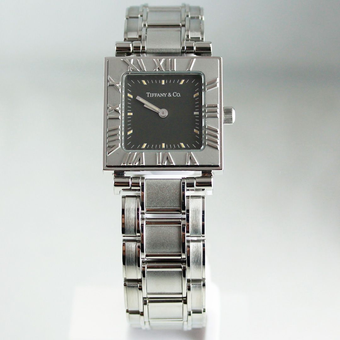 TTS-181 TIFFANY&Co. ティファニー Atlas アトラス スクエア 腕時計