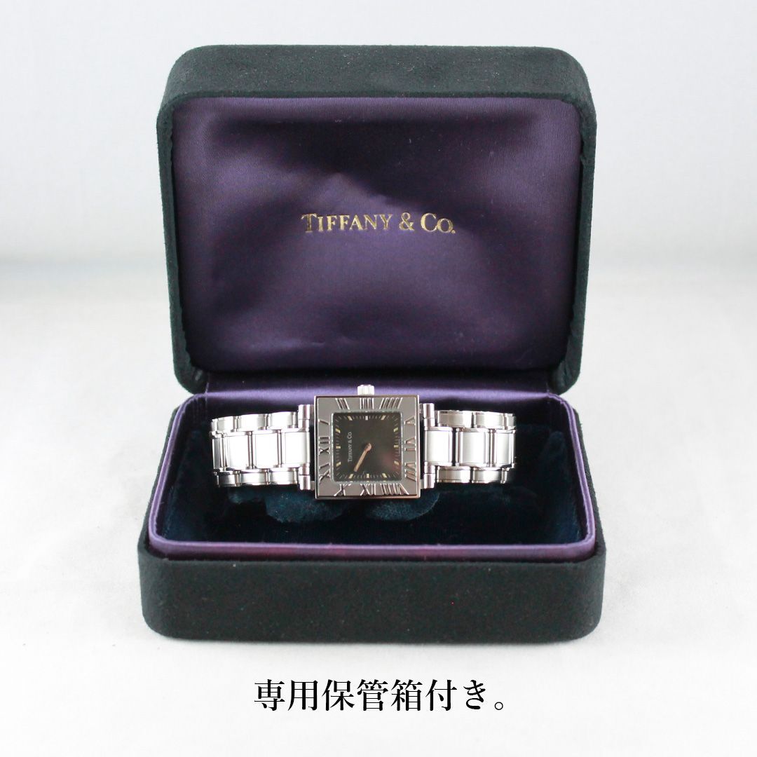TTS-181 TIFFANY&Co. ティファニー Atlas アトラス スクエア 腕時計
