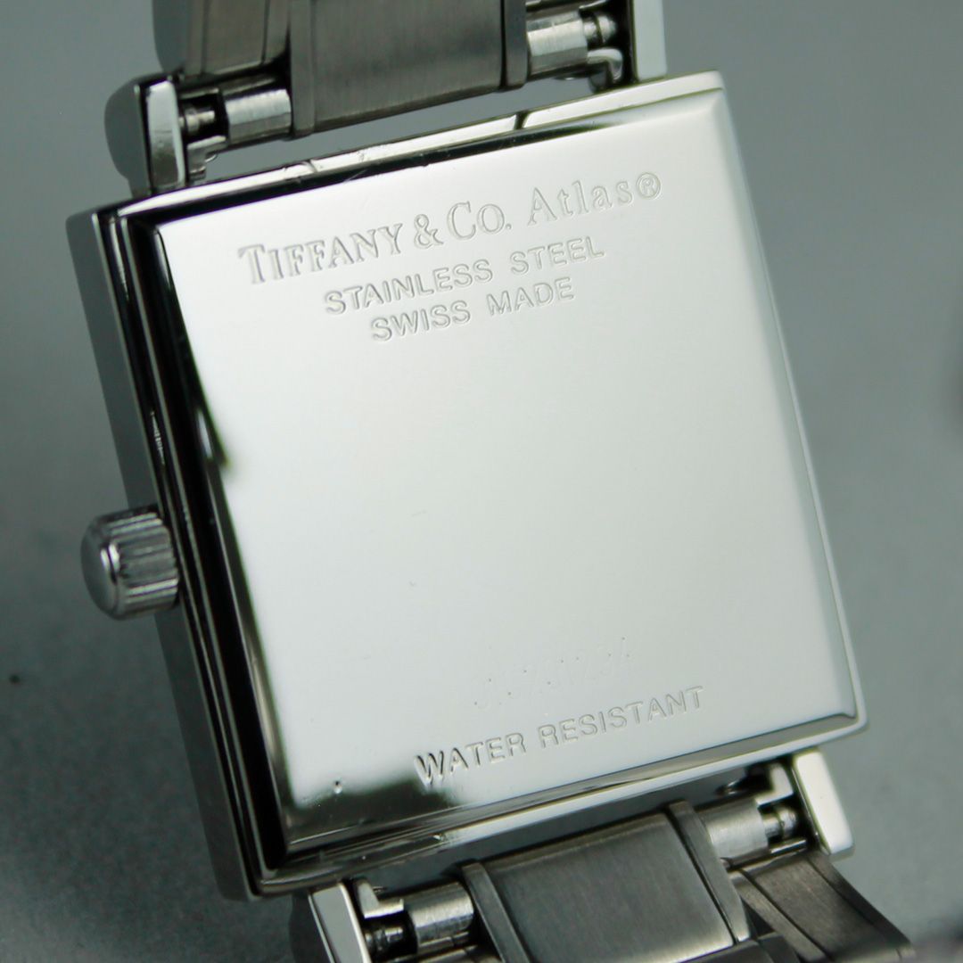 TTS-181 TIFFANY&Co. ティファニー Atlas アトラス スクエア 腕時計