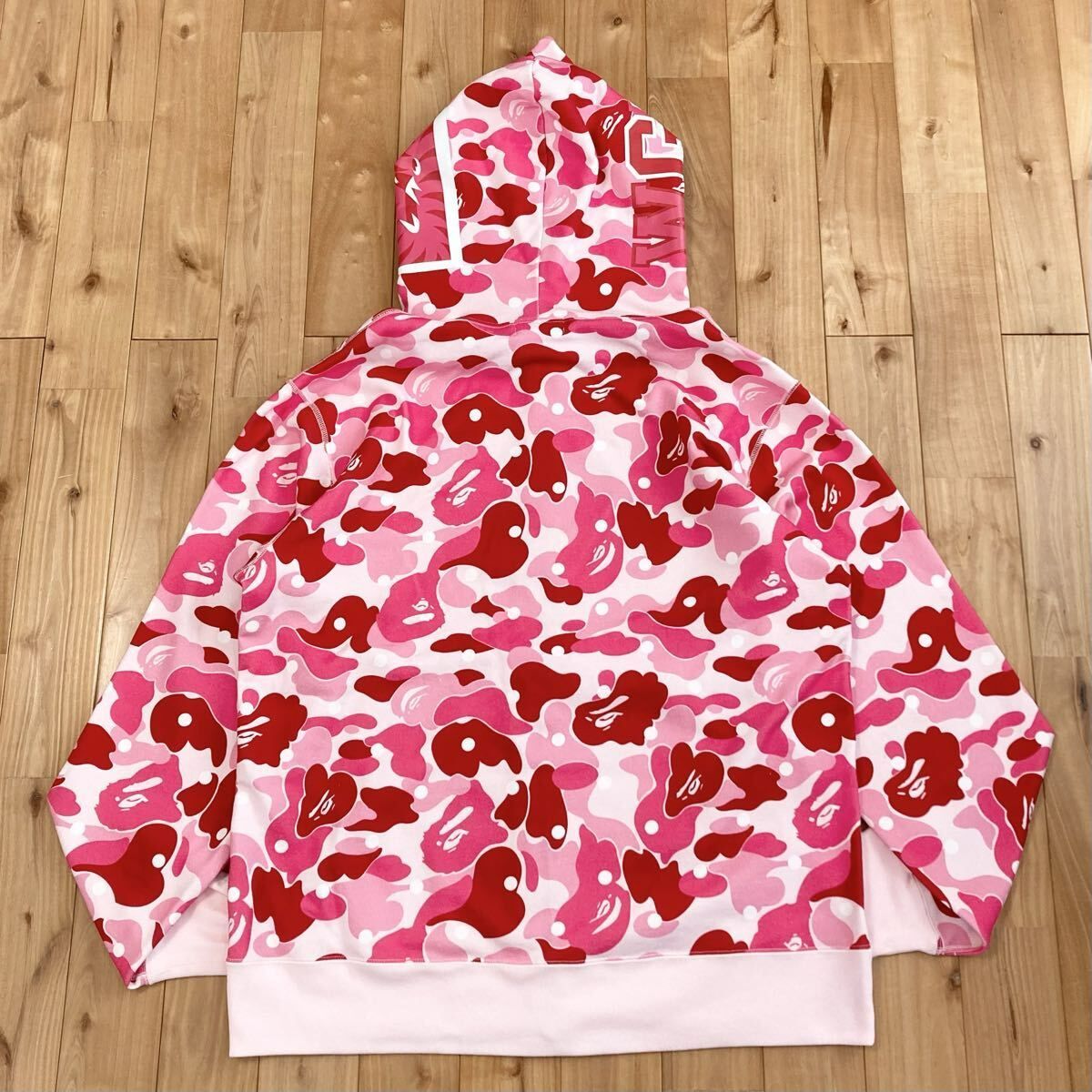 2XL DOT ABC CAMO PINK シャーク パーカー shark full zip hoodie a