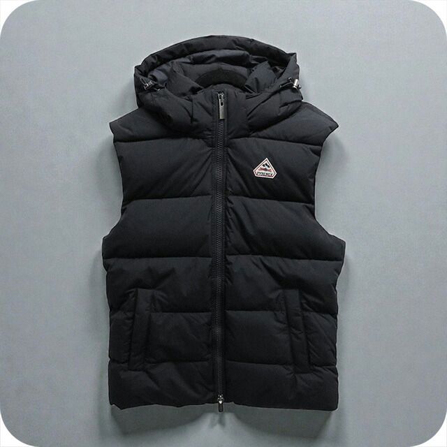 新品】ピレネックス PYRENEX ダウンベスト メンズ hmy021-black-m