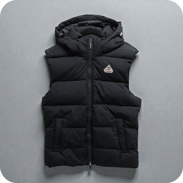 新品】ピレネックス PYRENEX ダウンベスト メンズ hmy021-black-l