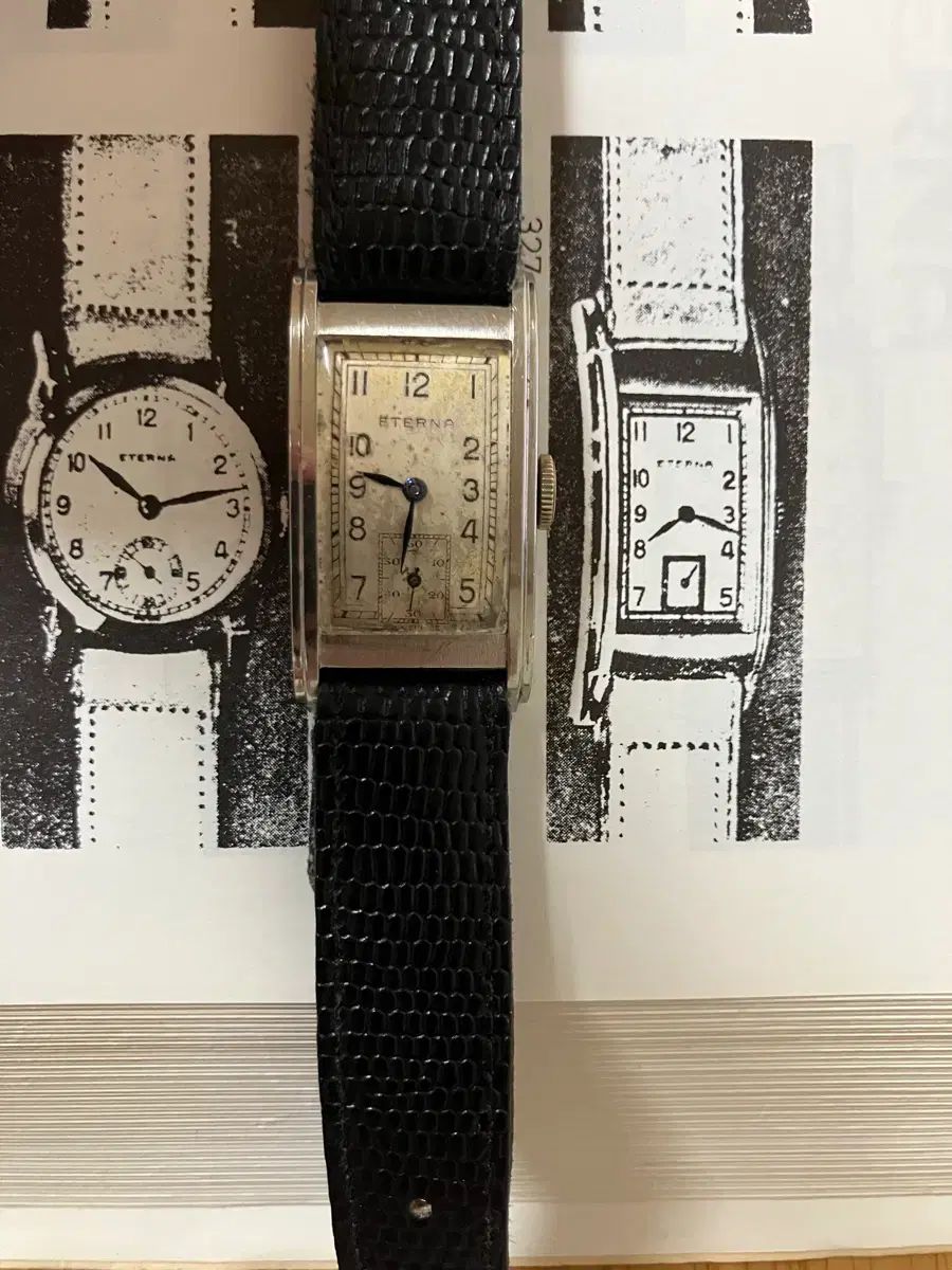 オーバホール完了) 1930/40年代 ヴィンテージ ETERNA 手巻き時計 出品