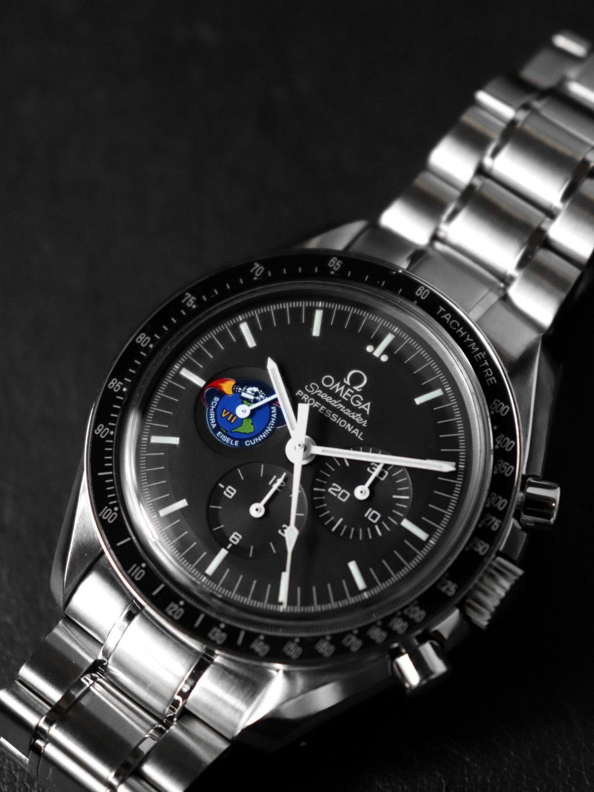 OMEGA オメガ 3597.11 スピードマスタープロフェッショナル ミッションズ アポロ7号 腕時計 手巻き ブラック メンズ